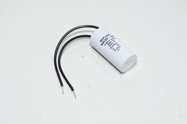 Miflex MKSP-5P I150V468K-G1 0,68µF/500VAC 20x42mm moottorin käyntikondensaattori 100mm johdoilla *uusi*