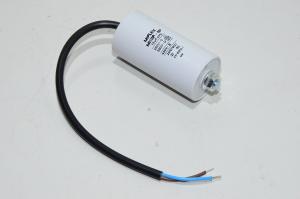 Miflex MKSP-5P I15KV618K-D 18µF/500VAC 40x83mm moottorin käyntikondensaattori M8 kiinnityksellä ja 250mm johdoilla *uusi*
