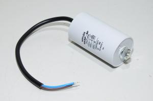 Miflex MKSP-5P I15KV625K-D 25µF/500VAC 45x78mm moottorin käyntikondensaattori M8 kiinnityksellä ja 250mm johdoilla *uusi*