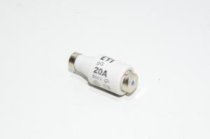 T20A 500VAC gG sininen Diazed II (DII) Ifö Electric 472220 keraaminen tulppasulake *uusi*
