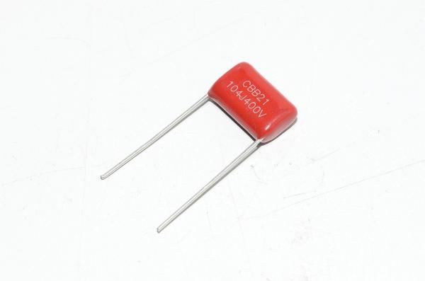 SR Passives MPP-100NR15/400 CBB21 104J400V 100nF/400V 5% 17x6,1x12,6mm 15mm metallisoitu polypropeenikalvokondensaattori *uusi*
