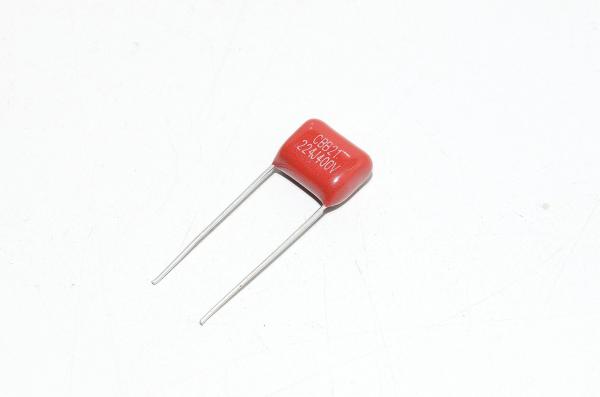 SR Passives MPP-220NR10/400 CBB21 224J400V 220nF/400V 5% 12x6x11,4mm 10mm metallisoitu polypropeenikalvokondensaattori *uusi*