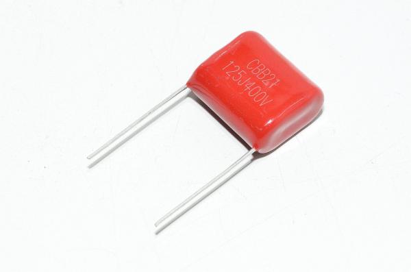 SR Passives MPP-1U2R20/400 CBB21 125J400V 1,2µF/400V 5% 22x10,7x18,7mm 20mm metallisoitu polypropeenikalvokondensaattori *uusi*