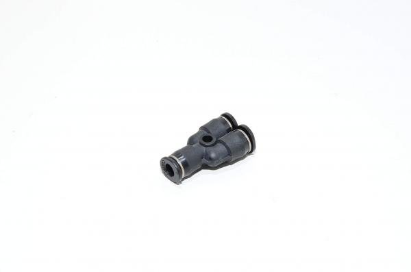 Pisco PY4M miniatyyri 4mm Y-liitin / Y-haara / Y-sovitin samoille pikaliitin putkihalkaisijoille