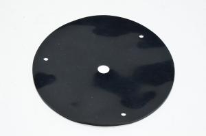143,7mm round 1,6mm thick rubber seal with 12mm inner hole and 3x 5mm screw holes *new*