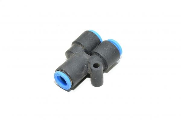 SMC KQU08-00 8mm Y-liitin / Y-haara / Y-sovitin pikaliitin samoille putkihalkaisijoille