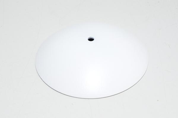 90mm valkoinen teräskupu 4,8mm reijällä *uusi*