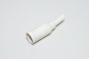 Silicone protective boot, white, for insulating high voltages at the ends of 21mm neon tube