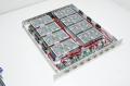 8x 12VDC 4,3A output, 100-240VAC 4-2A input Bluelec TB0545 Multi output PSU, 19" 1U rack mount, 16x protected outputs