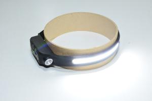 Otsalamppu 1x COB LED nauhalla, kaukovalolla ja sisäänrakennetulla USB-C ladattavalla 1500mAh litium akulla *uusi*