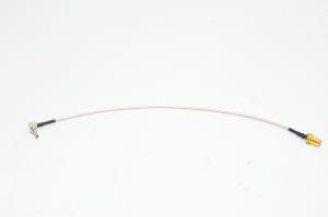 SMA naaras suora - CRC9 uros kulmamalli RG316 adapteri kaapeli 250mm *uusi*