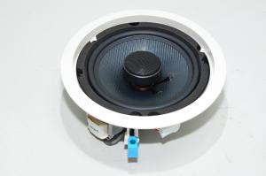  Apart CM6T kaiutin, pyöreä, 6.5" kaiuttimen koko, 60W, 16Ω, 70/100V, valkoinen (etusäleikkö puuttuu)