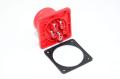 Malmbergs M615 2428658 IEC60309 panel mount red 6h 5pin 16A 3-phase male power connector *new*
