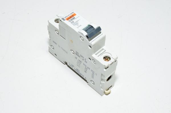 6A 1-vaihe C-tyypin automaattisulake / johdonsuojakatkaisija Merlin Gerin multi9 C60N C6 230VAC / 400VAC