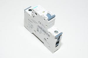 63A 1-phase C-type automatic fuse / circuit breaker Siemens 5SY61 C63 230VAC / 400VAC, grey lever