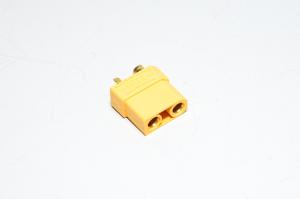 XT90-F keltainen 2pin naaras virtaliitin, 500VDC, 40/90A *uusi*