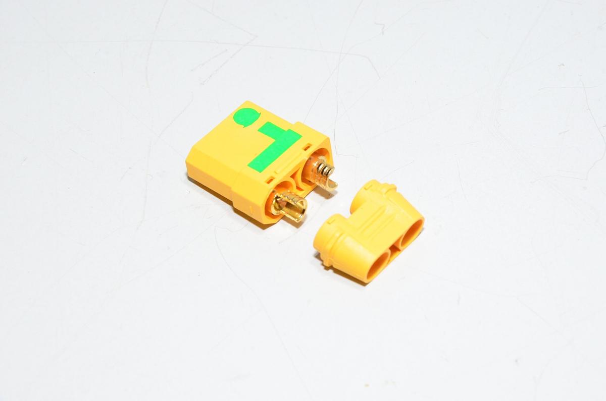 Amass XT90S-F3 yellow 2pin female anti-spark power connector with ...