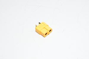 XT60-F keltainen 2pin naaras virtaliitin, 500VDC, 30/60A *uusi*