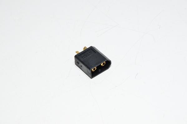 XT60-M black 2pin male power connector, 500VDC, 30/60A *new*
