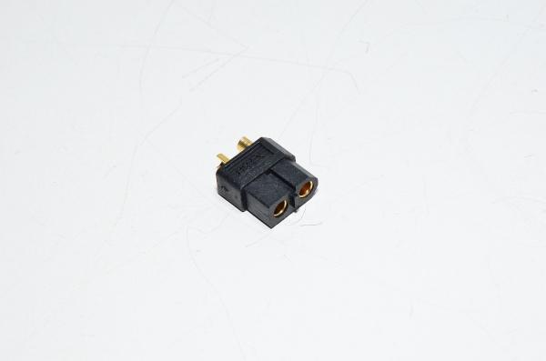 XT60-F musta 2pin naaras virtaliitin, 500VDC, 30/60A *uusi*