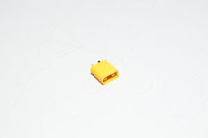 Amass XT30U-M3 keltainen 2pin uros virtaliitin, 500VDC, 15/30A *uusi*