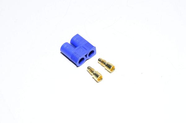 EC3-M sininen 2pin uros virtaliitin, 500VDC, 25/50A *uusi*