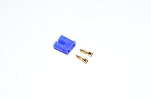 EC2-M sininen 2pin uros virtaliitin, 500VDC, 15/30A *uusi*