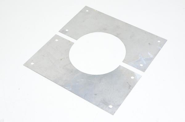 Stainless steel 240x240x1mm tube hole blanking plates for 127mm tube *new*
