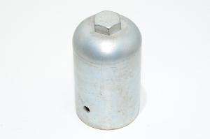 Kaasupulon teräksinen suojakorkki, max 150kg, W80x1/11"