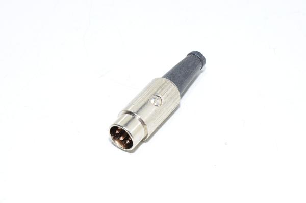 Deltron 610-0510 metal 5pin 240° male DIN connector 2A 34VAC/VDC