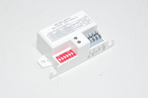 Wireless microwave radar motion sensor switch TCZ9804, body motion detector, adjustable, 85-265VAC, 5.8GHz