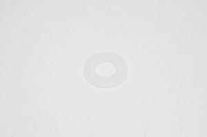 25x12x1,5mm valkoinen muovinen aluslevy / tiivisterengas, tasainen
