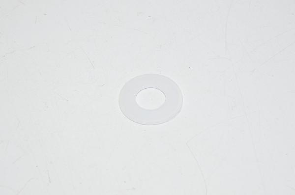 25x12x1,5mm white plastic washer / sealing ring, flat