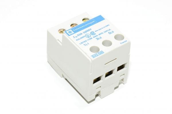 Telemecanique GV2-G05 manual starter termial block 600V 63A