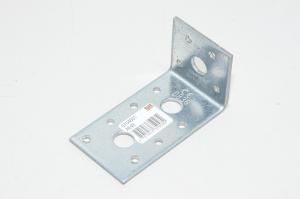 90x48x48x3mm Simpson AE48 steel plate with predrilled 3x 13mm and 11x 5mm holes