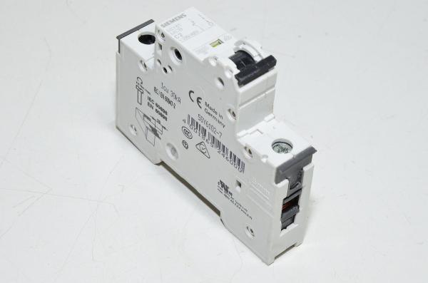 2A 1-vaihe C-tyypin automaattisulake / johdonsuojakatkaisija Siemens 5SY61 C2 230VAC / 400VAC, musta vipu