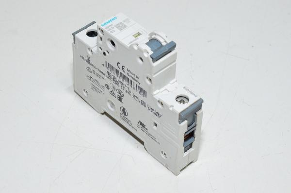 2A 1-vaihe C-tyypin automaattisulake / johdonsuojakatkaisija Siemens 5SY61 C2 230VAC / 400VAC, harmaa vipu