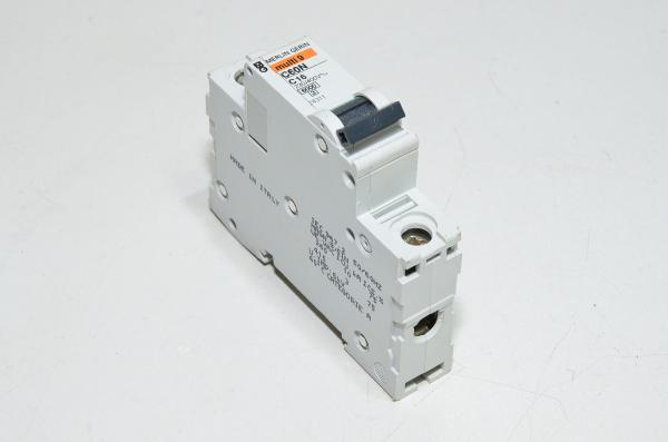 16A 1-vaihe C-tyypin automaattisulake / johdonsuojakatkaisija Merlin Gerin multi9 C60N C16 230VAC / 400VAC