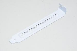 Computer expansion card slot blanking plate, full-height, white, ventilated, special model 12