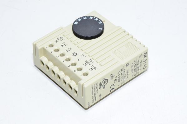 Rittal SK 3110 enclosure internal thermostat, 24/48/60VDC, 115/250VAC, +5 ...+60°C