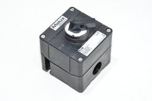 Eaton Grouse-Hind series GHG 411 8100 R0004 cam switch 1x NO + 1x NC contacts, label 0 and 1, Ex II
