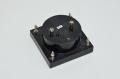 Shinohara analog DC ammeter S-80 class 2,5 *Screen glass broken*