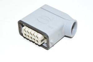 Harting heavy duty power Han 10A-F 16A naaras liitin Han 10A-gs-16 kotelolla