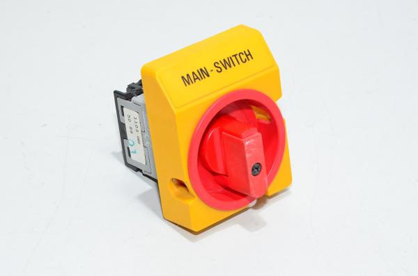 Baco NS3EV493 PR12 pyörivä päävirtakytkin, 3-napainen, 3x NO, 12A, 600VAC