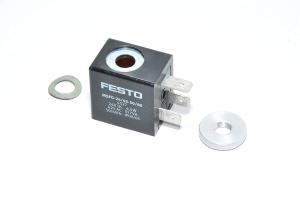 Festo MSFG-24/42-50/60 4527 F-coil solenoidikela 24VDC/42VAC 4,5W/ 9/7VA 8mm solenoidikaralle DIN 43650-B EN 175301-803 ISO 6952 B-mallin suorat liittimet *uusi*