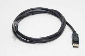 DisplayPort male - male cable, Full HD 60Hz, black, 1,6m