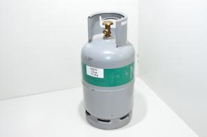 12,5L 6,61kg steel tank with 2,95kg R407C refridgerant, W21.8x1/14" RH