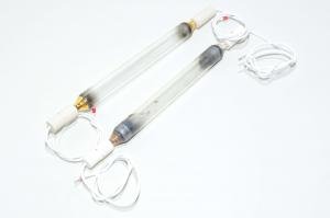 2x UVH 1722-0 270mm / 170mm 2kW kvatsi lasi elohopeahöyry ultravioletti  putki *käytetty*