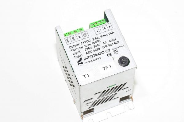 230,240VAC / 24VDC 2,5A Intertrafo transformer ADC4280 ITR 860607
