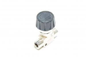 Camozzi model 2830 1/8 cone type inline manual needle valve